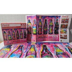 MasterPieces COCA-COLA COKE BOTTLES Jigsaw Puzzle 300 ez grip large pcs COMPLETE